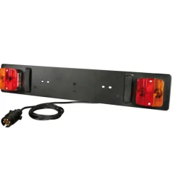Outlet Barra ripetitrice segnaletica posteriore per targa auto 12/24 v Portaggio
