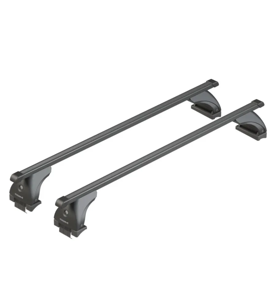 Portaggio-Nordrive Barre portatutto per auto kit completo - 009 - quadra l nk009eql