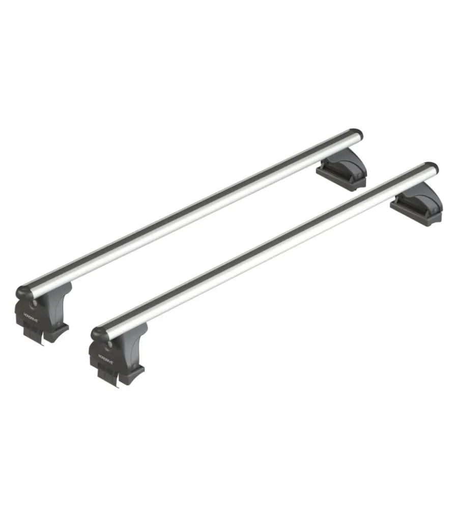 Portaggio-Nordrive Barre portatutto per auto kit completo - evos lp - 058 - alumia l nk058lal