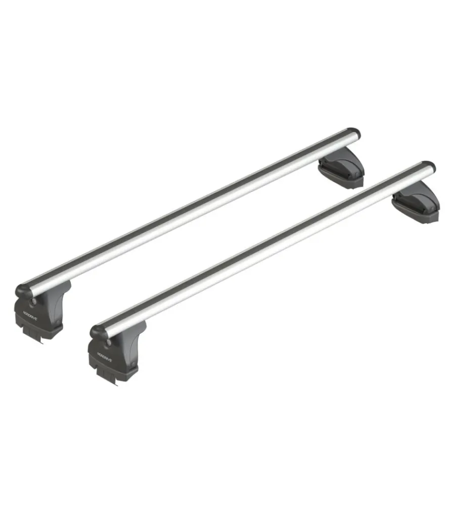 Portaggio-Nordrive Barre portatutto per auto kit completo - evos lp - 226 - alumia m nk226lam