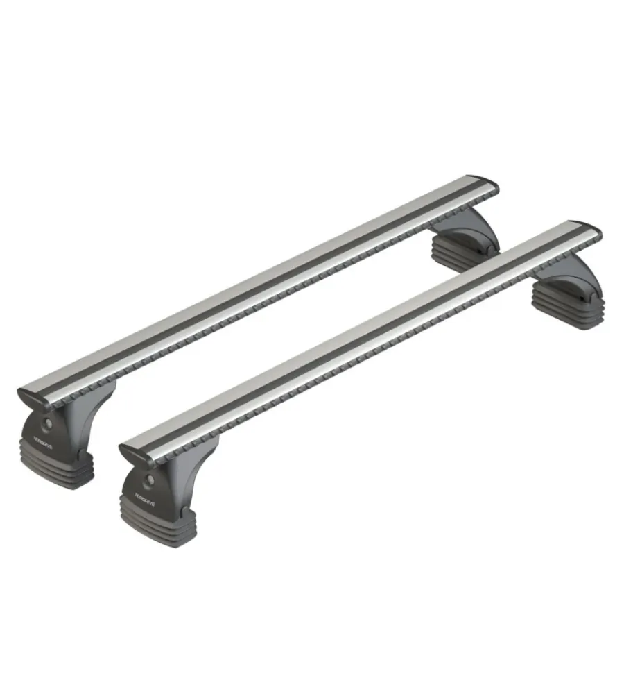 Portaggio-Nordrive Barre portatutto per auto kit completo - evos - 020 - silenzio m nk020esm