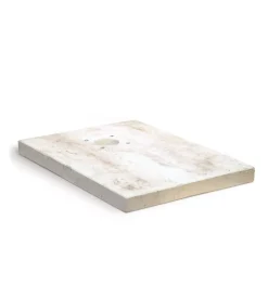Fontane, Decorazioni E Pavimentazioni- Basamento per fontane da giardino effetto travertino, 30x40x3 cm - kam