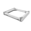 Mobili Bagno|Base antivibrazione per lavatrice e asciugatrice con ruote e freni "wash evo" bianco 61,4x9,5x57 cm