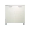 Base cucina con ripiano e 2 ante bianco "easy", 80 cm Cucina