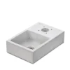 Outlet Base plinto per fontane in metallo "york" in calcestruzzo, 25x39x10 cm Fontane, Decorazioni E Pavimentazioni