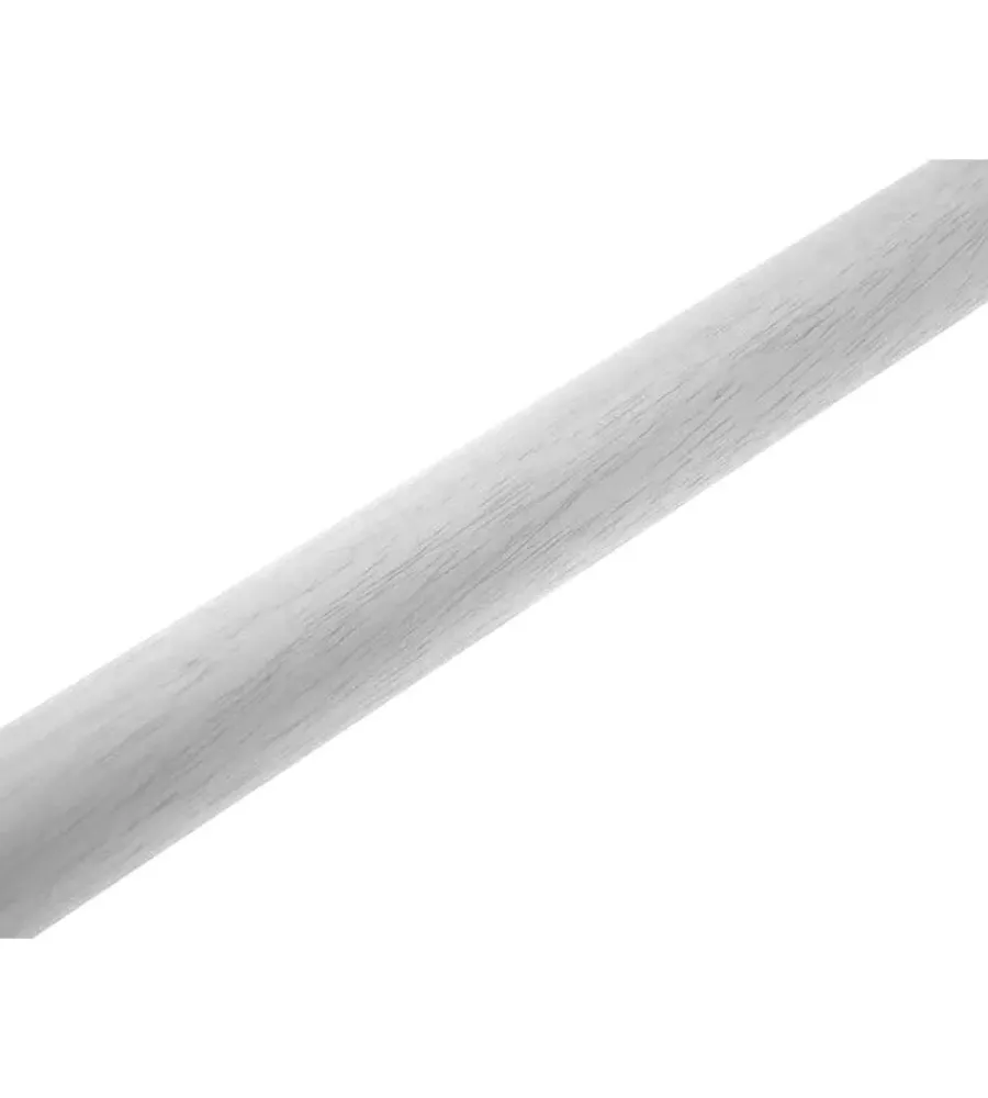 Tessile D'Arredo- Bastone in legno per tende ø28mm lunghezza cm 240 laccato bianco.