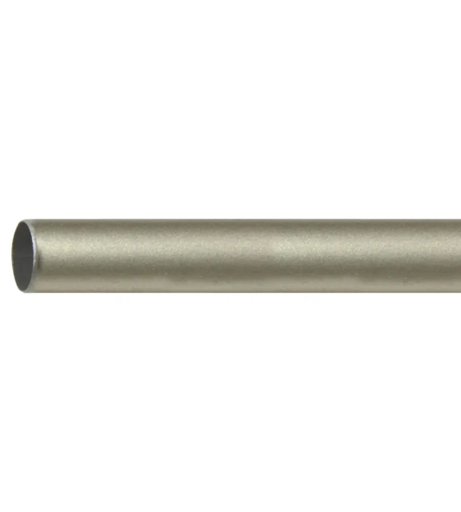 Tessile D'Arredo- Bastone per tende - nuvole colore nichel da 200 cm con diametro 20 mm