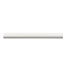 Outlet Bastone per tende in legno da 200 cm con diametro 28 mm - bianco Tessile D'Arredo