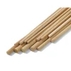 Profili Piallati- Bastoni tondi lisci in legno duro ø 6 x 1000 mm