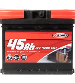 Elettrico|Batteria auto 45ah 12v 420a polo positivo destro cassetta l1
