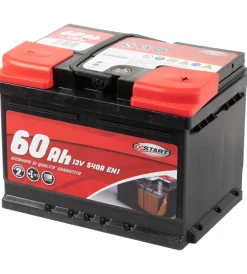 Batteria auto 60ah 12v 540a polo positivo destro cassetta l2 Elettrico