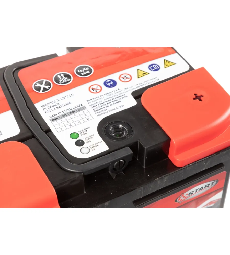 Elettrico- Batteria auto 70ah 12v 600a polo positivo destro cassetta l3b