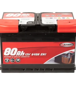 Elettrico|Batteria auto 80ah 12v640a polo positivo destro cassetta l3