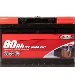 Elettrico|Batteria auto 80ah 12v640a polo positivo destro cassetta l3