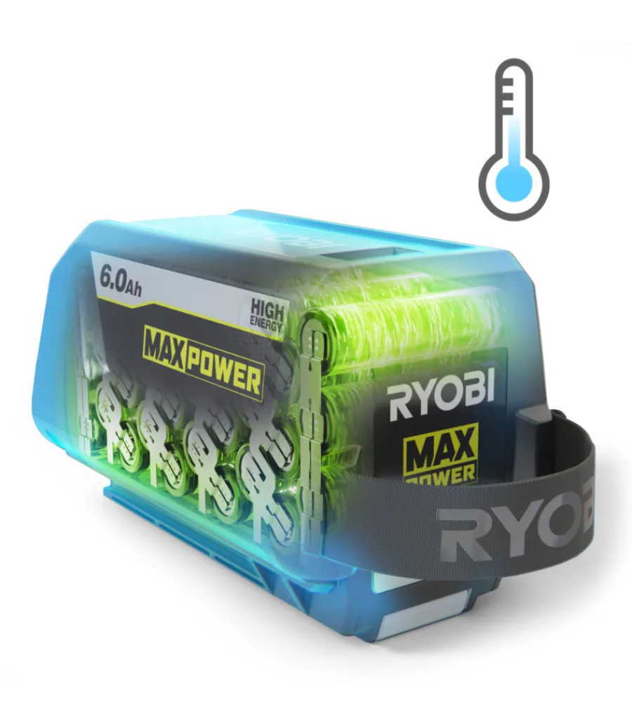 Ryobi Batterie E Caricatori Per Macchine Giardinaggio|Batteria di ricambio max power "ry36b60b" 36v 6ah