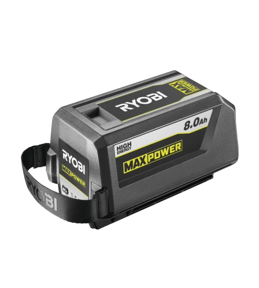 Batterie E Caricatori Per Macchine Giardinaggio-Ryobi Batteria di ricambio max power "ry36b80b" 36v 8ah