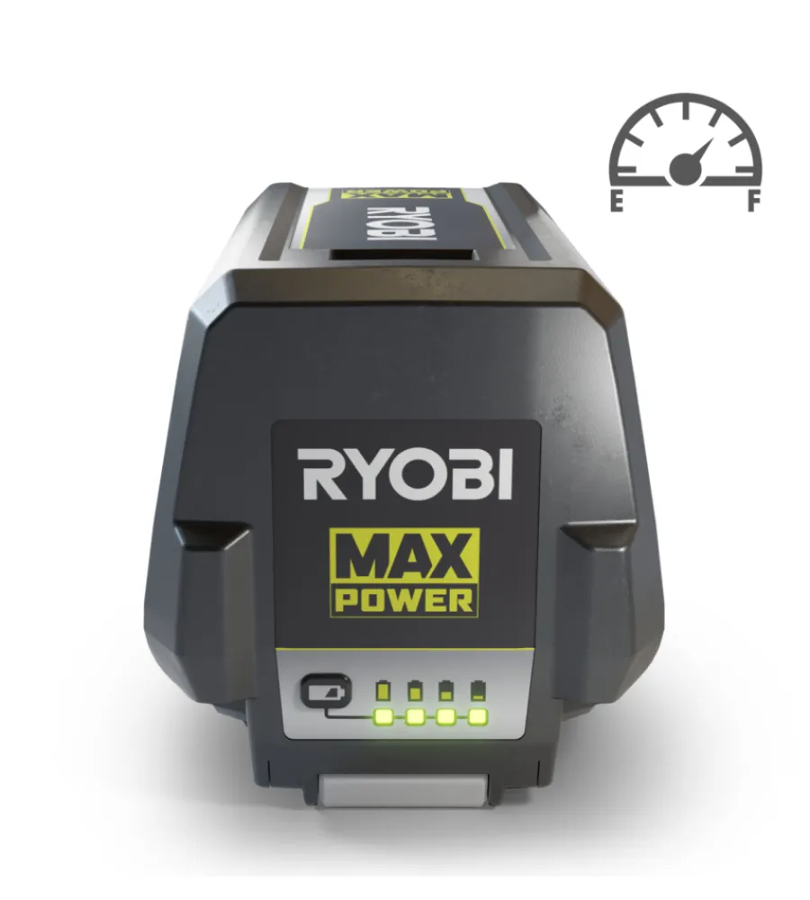 Batterie E Caricatori Per Macchine Giardinaggio-Ryobi Batteria di ricambio max power "ry36b80b" 36v 8ah