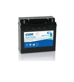 Elettrico- Batteria exide agm 12v 18ah dx - l75 x h165 x p180