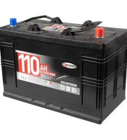 Batteria per autocarro e trattori 110ah 12v 750a polo positivo destro Elettrico