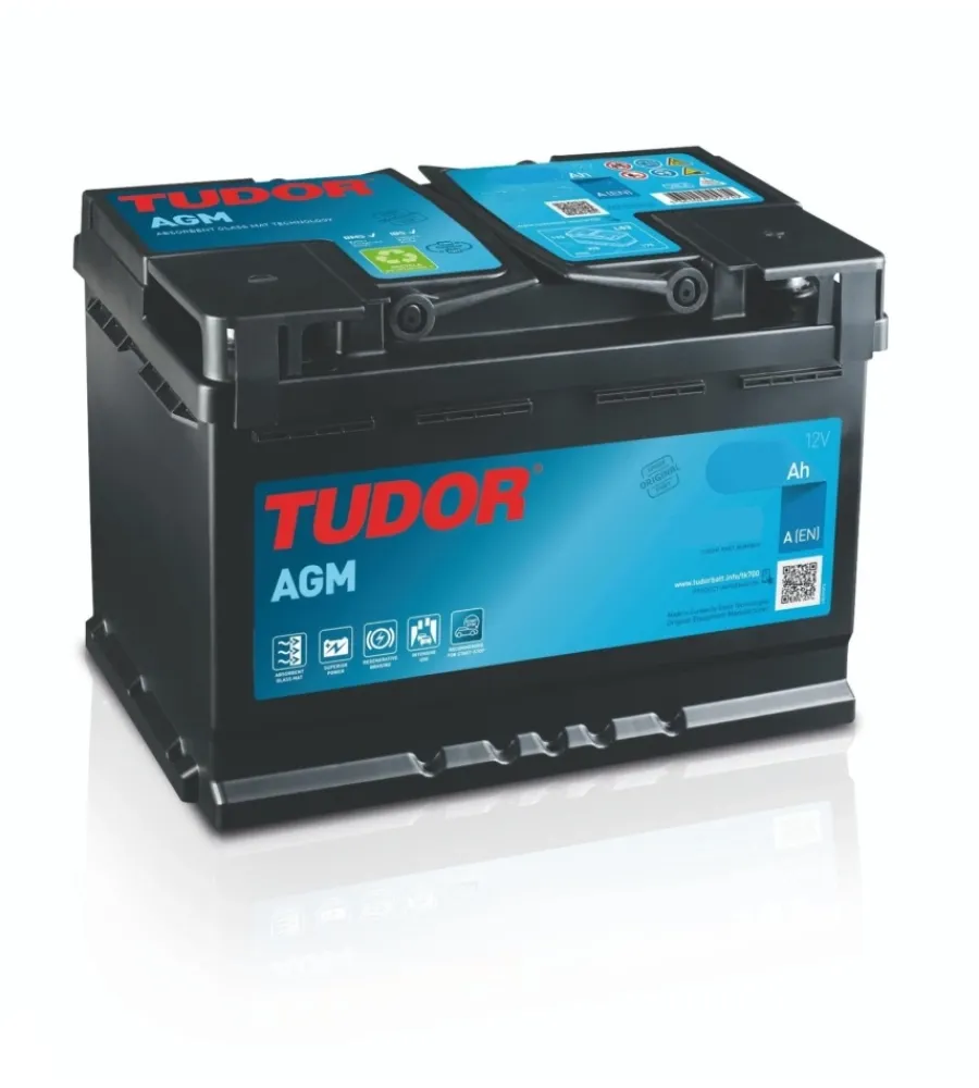 Elettrico- Batteria tudor tk143 start-stop 12v auxiliary 14ah sx sp. 80 - l150 x h100 x p100.