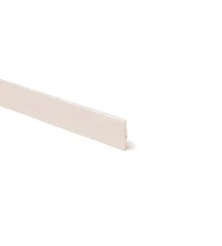 Porte, Scale E Pavimenti- Battiscopa mdf rovere bianco trend 58x14x2400mm