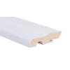 Kimono Porte, Scale E Pavimenti|Battiscopa mdf rovere bianco verniciato 70x18x2400mm
