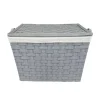 Accessori Bagno-Easy System Baule con ruote in tnt grigio 64x45x51 cm