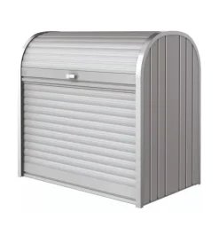 Online Baule da esterno a serrande impermeabile "storemax 120" in acciaio zincato argento metallizzato 740 lt 117x73x109 cm - cod. 72060 Contenitori Da Esterno
