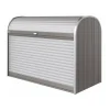 Hot Baule da esterno a serrande impermeabile "storemax 190" in acciaio zincato grigio quarzo metallizzato 2080 lt 190x97x136 cm - cod. 70020 Contenitori Da Esterno