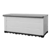 Contenitori Da Esterno-Garofalo Baule da esterno "storage box urban 230" in pvc grigio 230 lt 123x48x56 cm