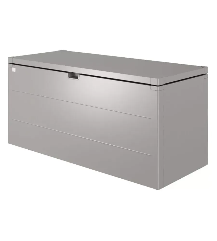 Sale Baule da esterno impermeabile "stylebox 170" in acciaio zincato grigio quarzo metallizzato 685 lt 170x70x81 cm - cod. b380710 Contenitori Da Esterno