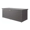 Contenitori Da Esterno-Biohort Baule da esterno impermeabile "180" in acciaio zincato grigio scuro metallizzato 800 lt 181x79x71 cm - cod. 65030