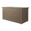 Biohort Contenitori Da Esterno|Baule da esterno impermeabile "160" in acciaio zincato bronzo metallizzato 830 lt 160x79x83 cm - cod. 62060