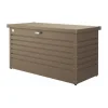 Contenitori Da Esterno-Biohort Baule da esterno impermeabile "130" in acciaio zincato bronzo metallizzato 460 lt 134x62x71 cm - cod. 62040