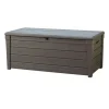 Contenitori Da Esterno-Keter Baule da esterno "brightwood" in resina marrone effetto legno 454 lt 145x69,7x60,3 cm