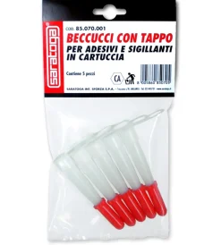 Saratoga Siliconi E Sigillanti|Beccucci ricambio 5 pezzi - .