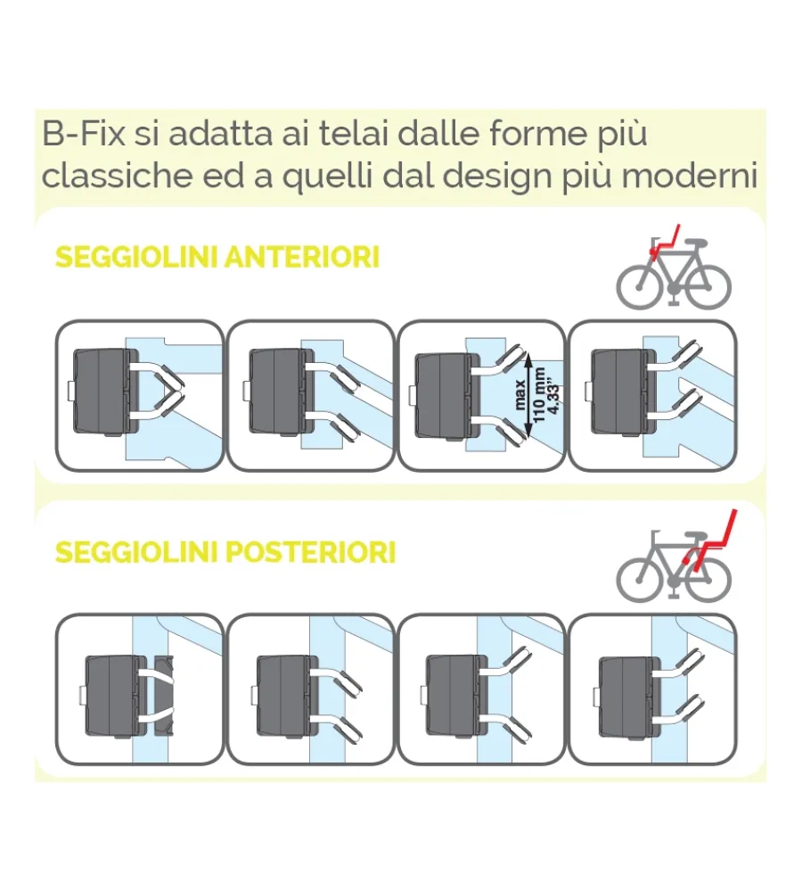 Bici- Bellelli b- fix blocchetto universale per bici