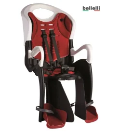 Hot Bellelli seggiolino bici tiger relax sahara bianco rosso Bici