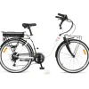 Bici Elettriche- Bici elettrica i-bike "city easy comfort" 26" 45 km bianca