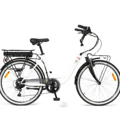 Bici Elettriche- Bici elettrica i-bike "city easy comfort" 26" 45 km bianca