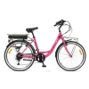 Bici Elettriche|Bici elettrica i-bike "city easy urban" 26" 45 km magenta