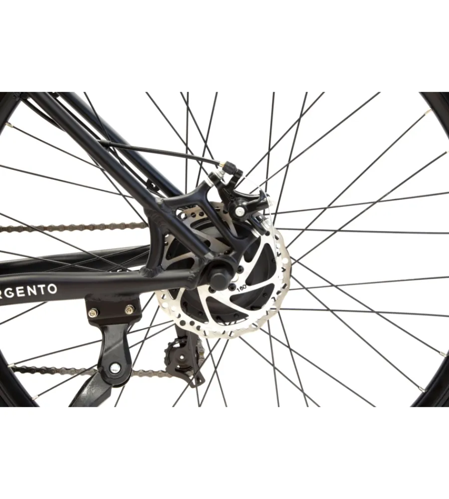 Bici Elettriche- Bici elettrica mountain bike mtb e-bike performance green con bluetooh- argento