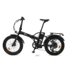 Bici Elettriche- Bici elettrica pieghevole i-bike "fat kong" 20" 40 km nera