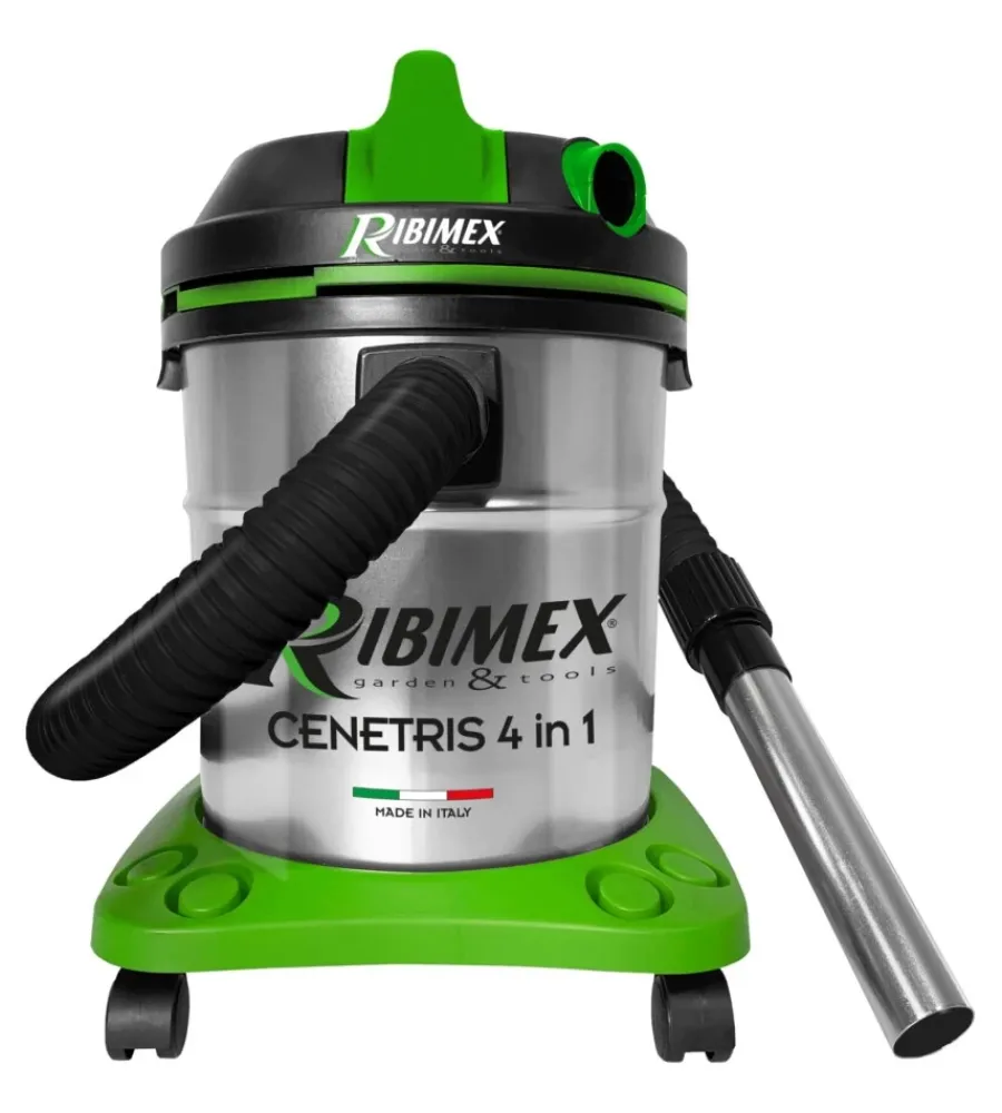 Online Bidone aspiratutto "cenetris" 4 in 1 per solidi, liquidi, cenere e soffiatore 20 litri 1200 watt - Aspiratori