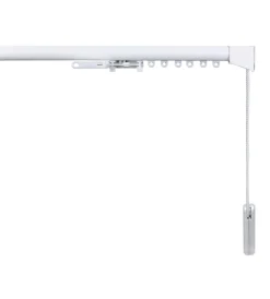 Clearance Binario a corda bianco da 200 cm per tende arricciate Tessile D'Arredo
