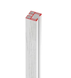 Binario di scorrimento per porte pino bianco 180 cm Porte, Scale E Pavimenti