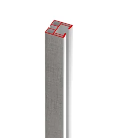 Forte Porte, Scale E Pavimenti|Binario di scorrimento per porte grigio 180 cm
