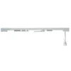 Tessile D'Arredo- Binario in acciaio estensibile a corda da 75 a 120 cm.