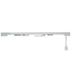 Tessile D'Arredo- Binario in acciaio estensibile a corda da 75 a 120 cm.
