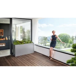 Coltivazione E Cura|Biohort aiuola "belvedere" mis.m grigio quarzo